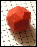 Dice : Dice - DM Collection - Armory Red Opaque 1-0 Plus Minus - Ebay Sept 2011
